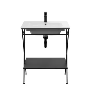 Металлическая структура-консоль Kerama Marazzi Piano Next PIA.N.75\BLK 75 см чёрный матовый